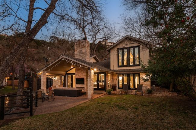 Back View of the House at Twilight | Image 35