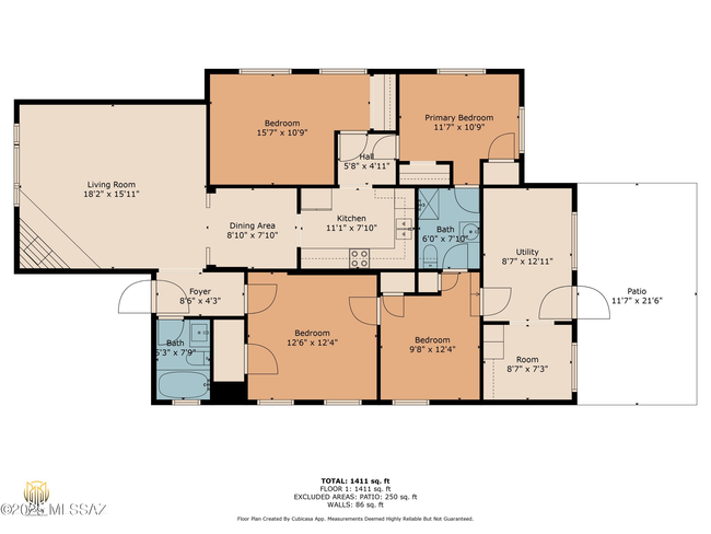 4812 E 3 Rd St, House other with 3 bedrooms, 2 bathrooms and null parking in Tucson AZ | Image 51