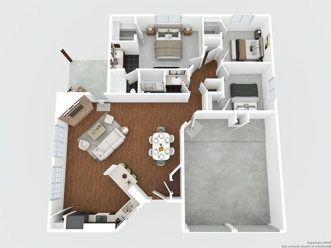 7914 Forest Cabin, House other with 3 bedrooms, 2 bathrooms and null parking in Live Oak TX | Image 4