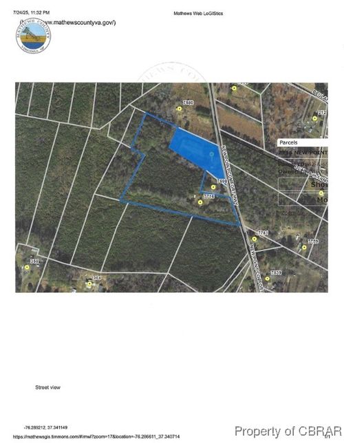 7716 New Point Comfort Hwy, Port Haywood, VA, 23138-2046 | Card Image