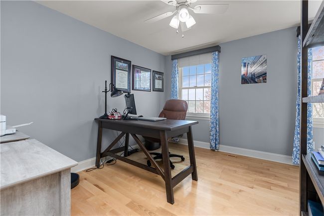 Bedroom currently being used as an office | Image 25