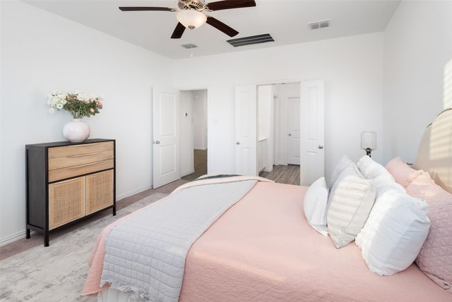 Bedroom featuring baseboards and a ceiling fan | Image 14