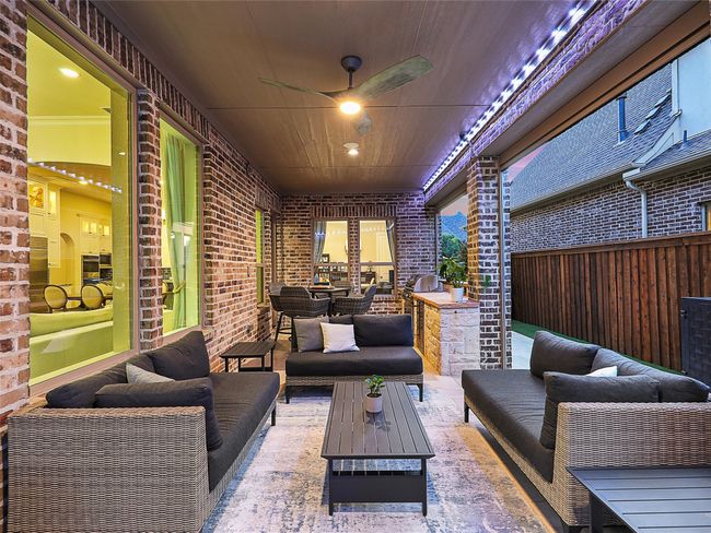 Outdoor living center with JellyFish lighting | Image 7