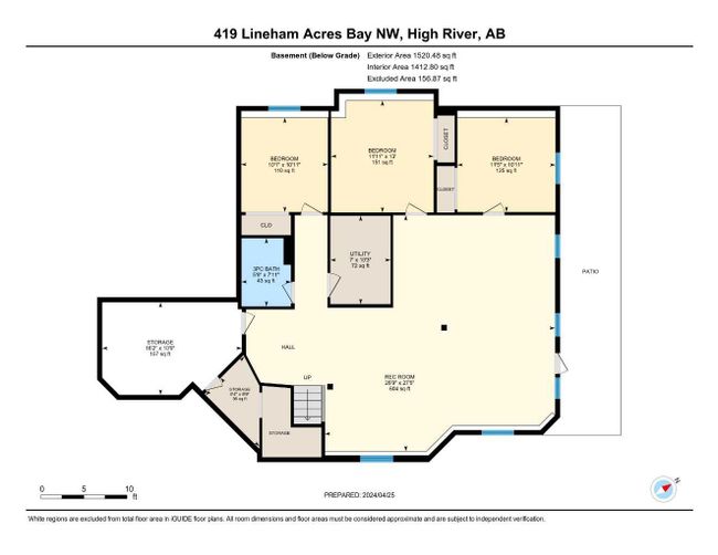 419 Lineham Acres Bay Nw, Home with 5 bedrooms, 3 bathrooms and 4 parking in High River AB | Image 50