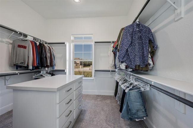 Spacious closet with light carpet | Image 19