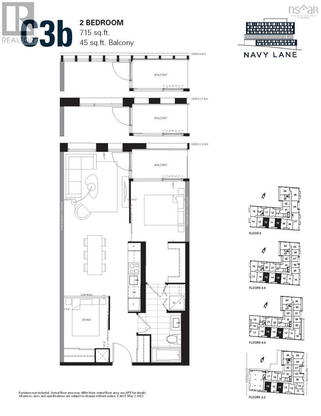 214 - 2250 Maitland St, Condo with 2 bedrooms, 1 bathrooms and null parking in Halifax NS | Image 17