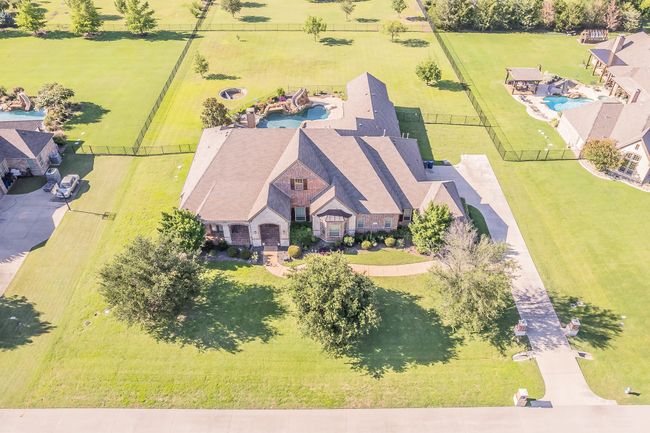 View from above of property with a pool | Image 6