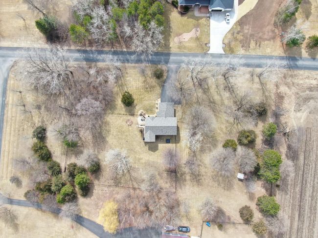 Overhead view - lot lines go from the left road to the field on the right. | Image 43