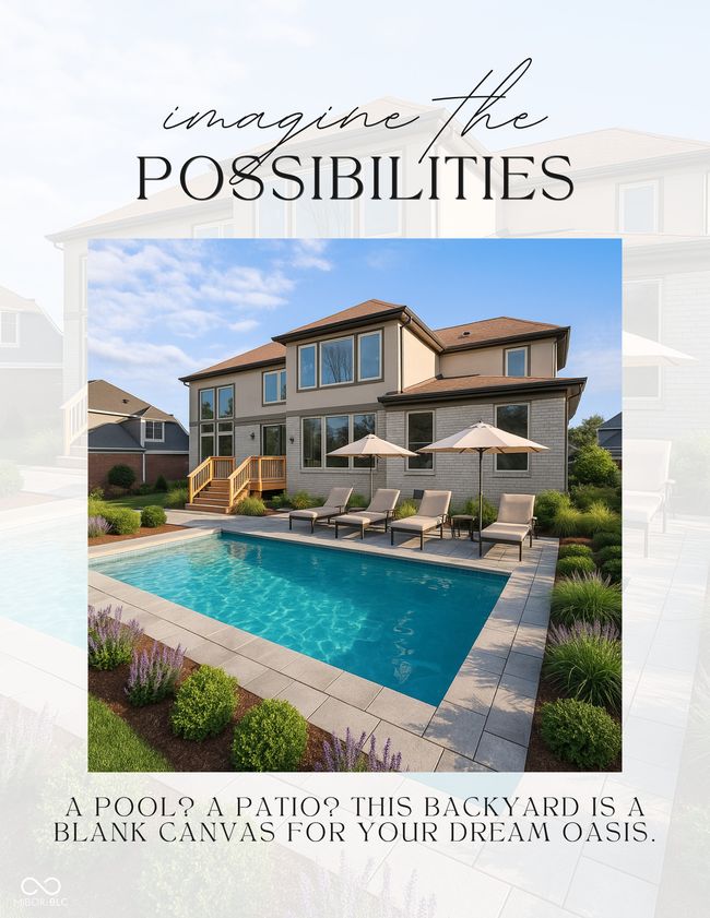 Back Yard Rendering of the incredible possibilities this space could offer! | Image 51