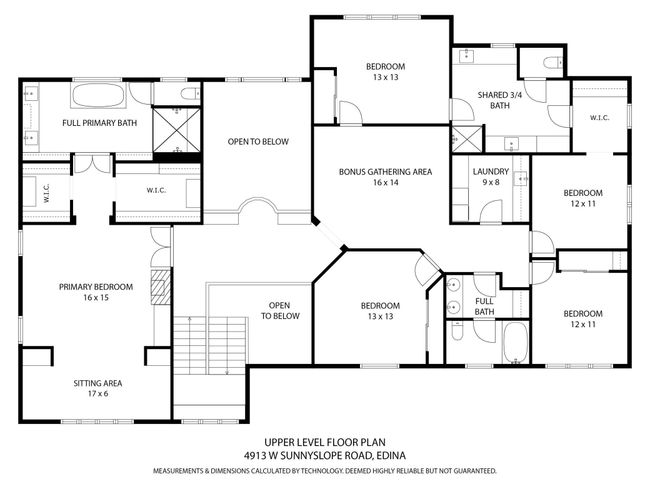 4913 W Sunnyslope Rd, House other with 6 bedrooms, 5 bathrooms and null parking in Edina MN | Image 45