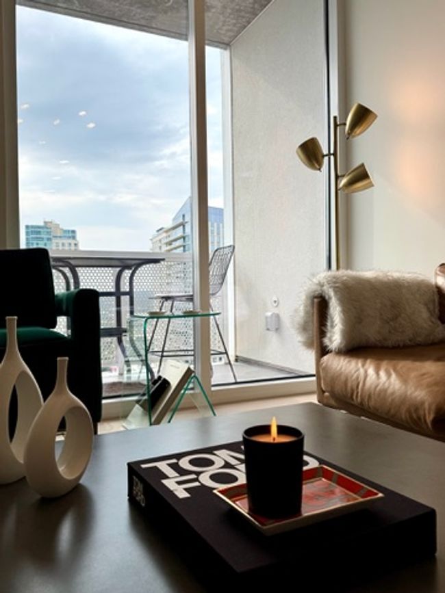 Balcony featuring a view of city | Image 6