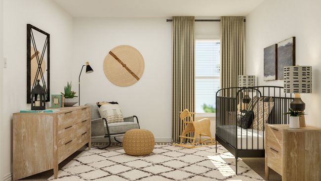 Sitting room with light carpet | Image 13