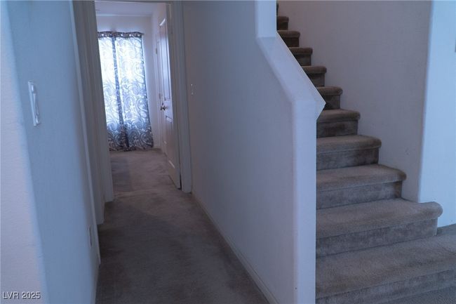 Staircase featuring carpet flooring | Image 7