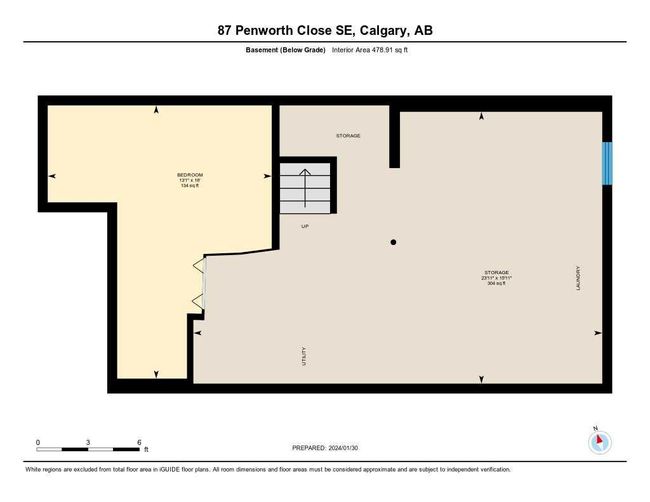 87 Penworth Close Se, Home with 3 bedrooms, 1 bathrooms and 1 parking in Calgary AB | Image 35
