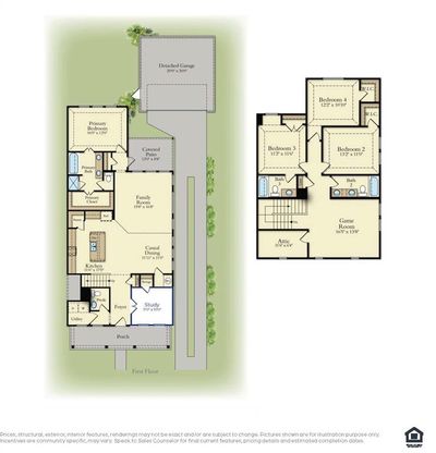 You'll find a fantastic open and flowing floor plan with space for the entire family in our wonderful 3204 floor plan! | Image 2