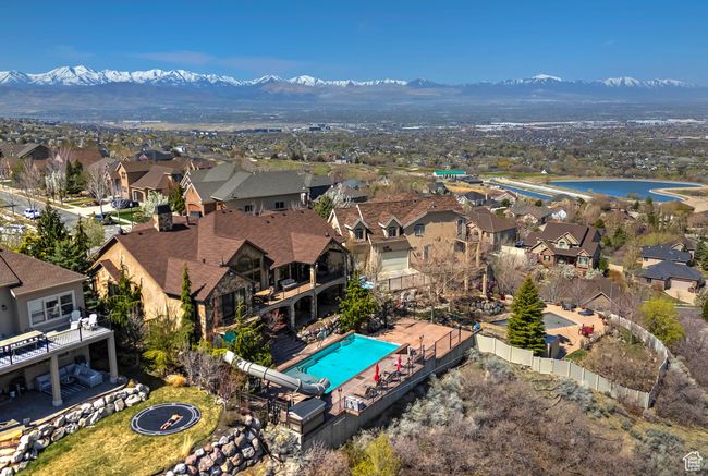 Aerial view featuring a mountain view and a residential view | Image 58