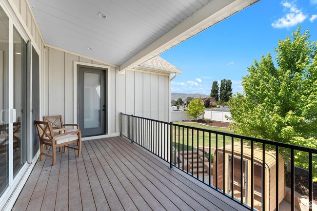 Wooden deck with a mountain view | Image 11