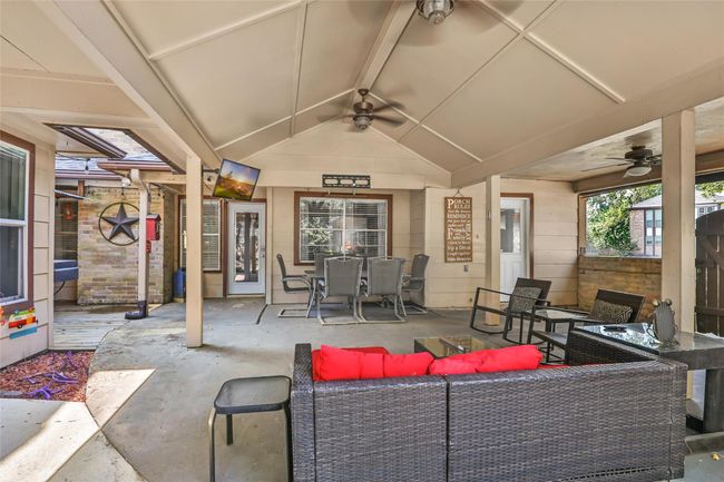 The view from the back of the patio. Great space to entertain! | Image 6