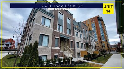 14 - 260 12 Th St, Condo with 2 bedrooms, 3 bathrooms and 1 parking in Toronto ON | Image 1