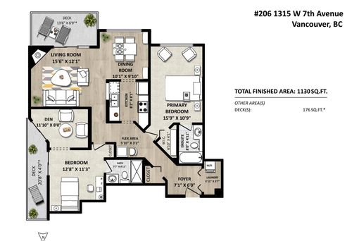 20x-1315 W 7th Avenue, Vancouver, BC, V6H1B8 | Card Image