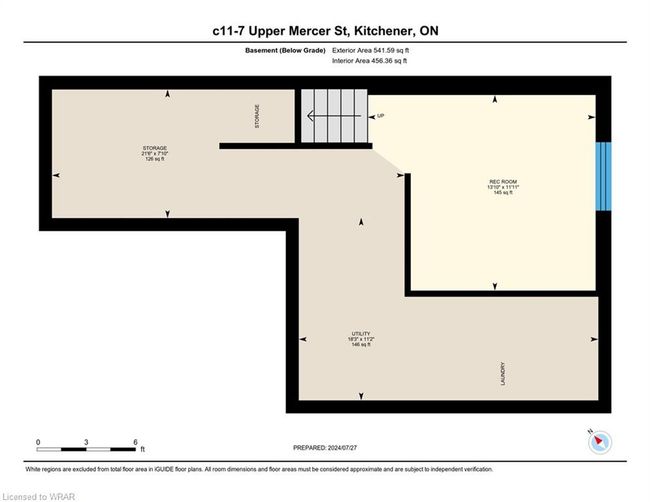C11 - 7 Upper Mercer St, Townhouse with 3 bedrooms, 1 bathrooms and 2 parking in Kitchener ON | Image 30