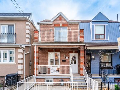 169 Lappin Ave, House attached with 3 bedrooms, 2 bathrooms and 1 parking in Toronto ON | Image 1