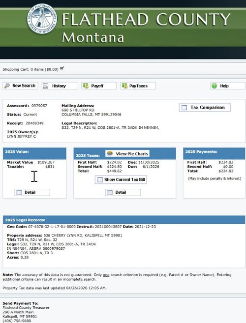 536 Cheery Lynn Road, Kalispell, MT, 59901 | Card Image