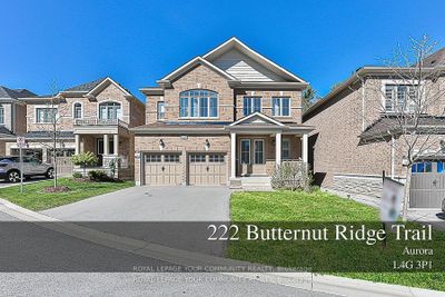 222 Butternut Ridge Trail, House other with 4 bedrooms, 4 bathrooms and 4 parking in Aurora ON | Image 1