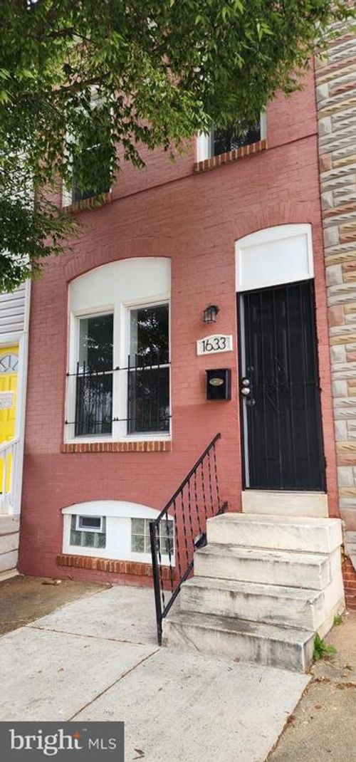 1633 N Patterson Park Ave, BALTIMORE, MD, 21213-2537 | Card Image