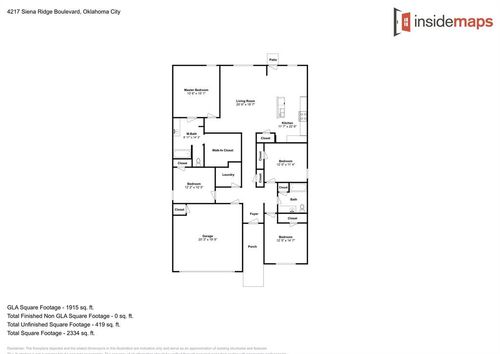 4217 Siena Ridge Blvd, Oklahoma City, OK, 73179-2531 | Card Image