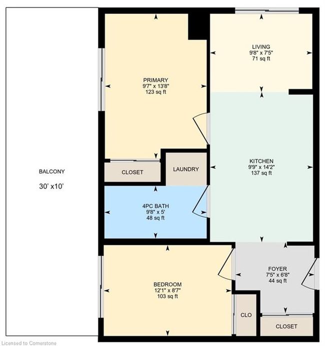 404 - 280 Lester St, House attached with 2 bedrooms, 1 bathrooms and 1 parking in Waterloo ON | Image 32