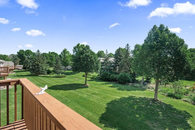 Great view from the backyard that overlooks the community garden | Image 34
