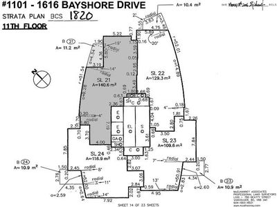 1101 - 1616 Bayshore Dr, Condo with 2 bedrooms, 2 bathrooms and 2 parking in Vancouver BC | Image 3