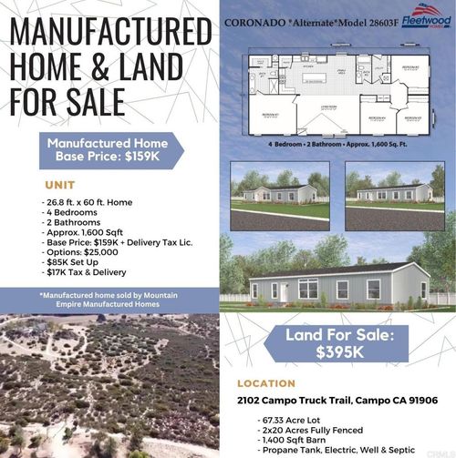 2102 Campo Truck Trl, Campo, CA, 91906-2103 | Card Image