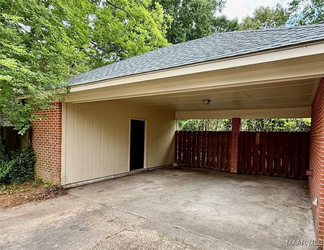 Outside storage, inside carport | Image 56
