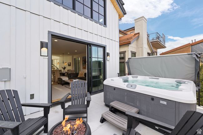 Private patio with hot tub | Image 17