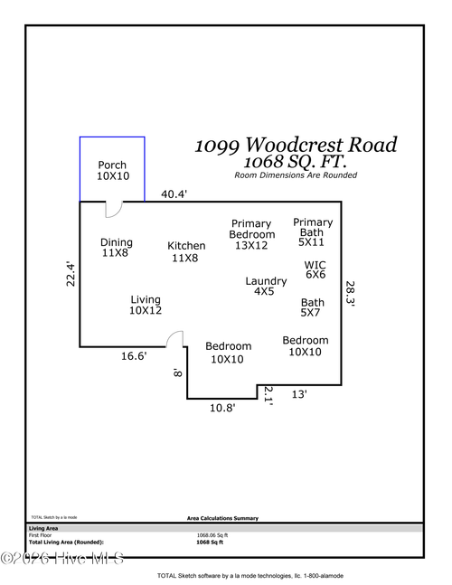 1099 Woodcrest Rd, Southport, NC, 28461-9633 | Card Image