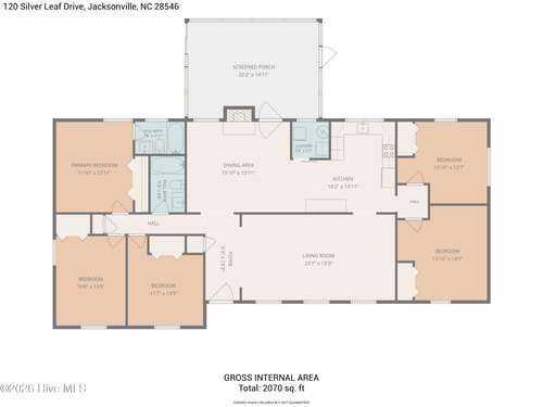 120 Silver Leaf Dr, Jacksonville, NC, 28546-7353 | Card Image
