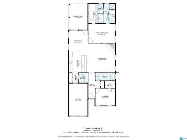 448 Reed Way, House other with 2 bedrooms, 2 bathrooms and null parking in KIMBERLY AL | Image 13