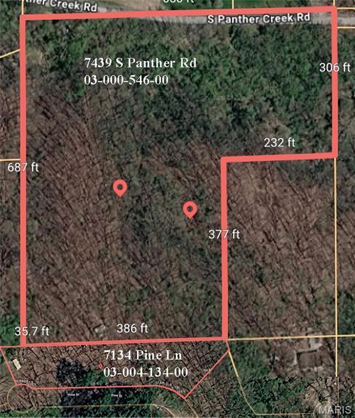 7439 S Panther Creek Rd, Mount Olive, IL, 62069-2535 | Card Image