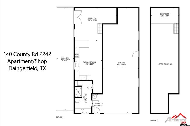 140 County Road 2242, House other with 3 bedrooms, 3 bathrooms and null parking in Daingerfield TX | Image 44