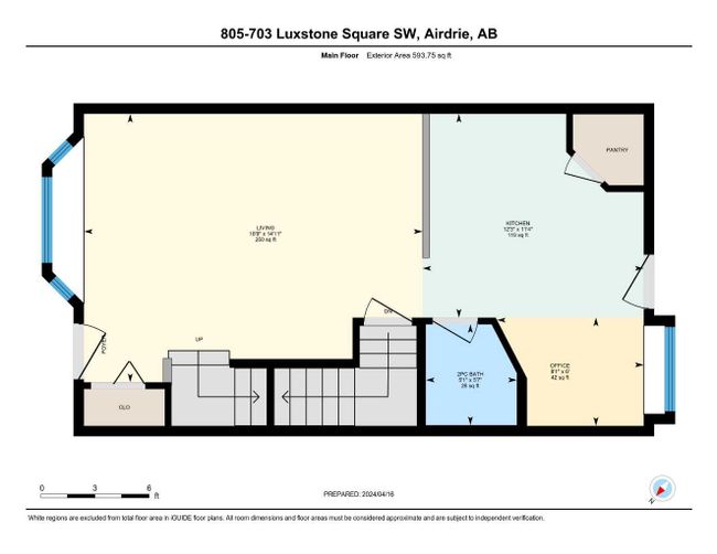 805 - 703 Luxstone Square, Home with 3 bedrooms, 1 bathrooms and 2 parking in Airdrie AB | Image 30