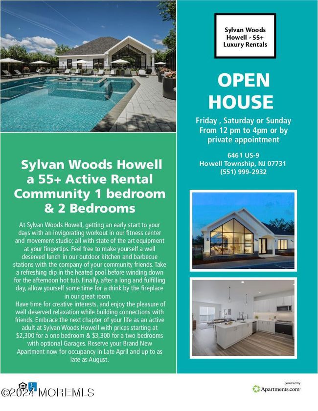 APT-135 - 6461 Us Highway 9, Condo with 1 bedrooms, 1 bathrooms and null parking in HOWELL NJ | Image 7
