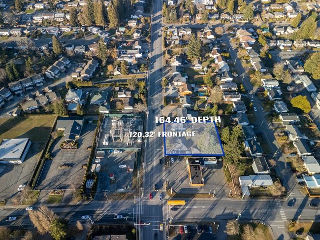 Aerial view of property and surrounding area with property boundaries highlighted | Image 16