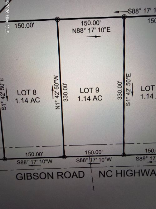 Lot 9 Tbd Gibson Rd, Laurinburg, NC, 28352 | Card Image