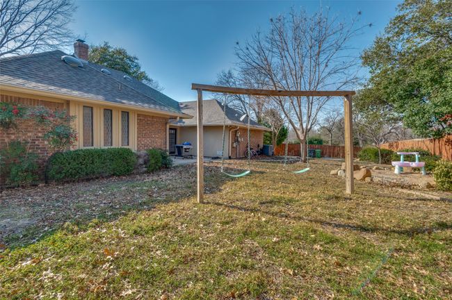 View of yard featuring fence | Image 31