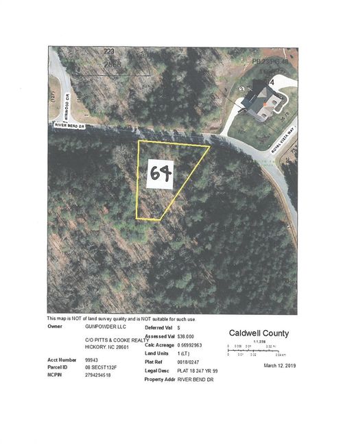 64-64 River Bend Drive, Granite Falls, NC, 28630 | Card Image