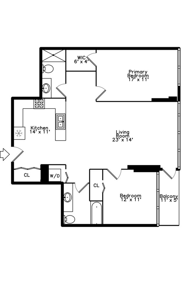 UNIT-2712 - 1901 S Calumet Ave, Condo with 2 bedrooms, 2 bathrooms and 1 parking in Chicago IL | Image 31