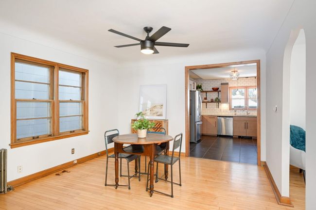 Easily accessible to the kitchen, the dining room is fantastic for dinner parties & more. | Image 10