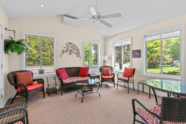 With heat and cooling, you may use this cheerful room year round. | Image 15
